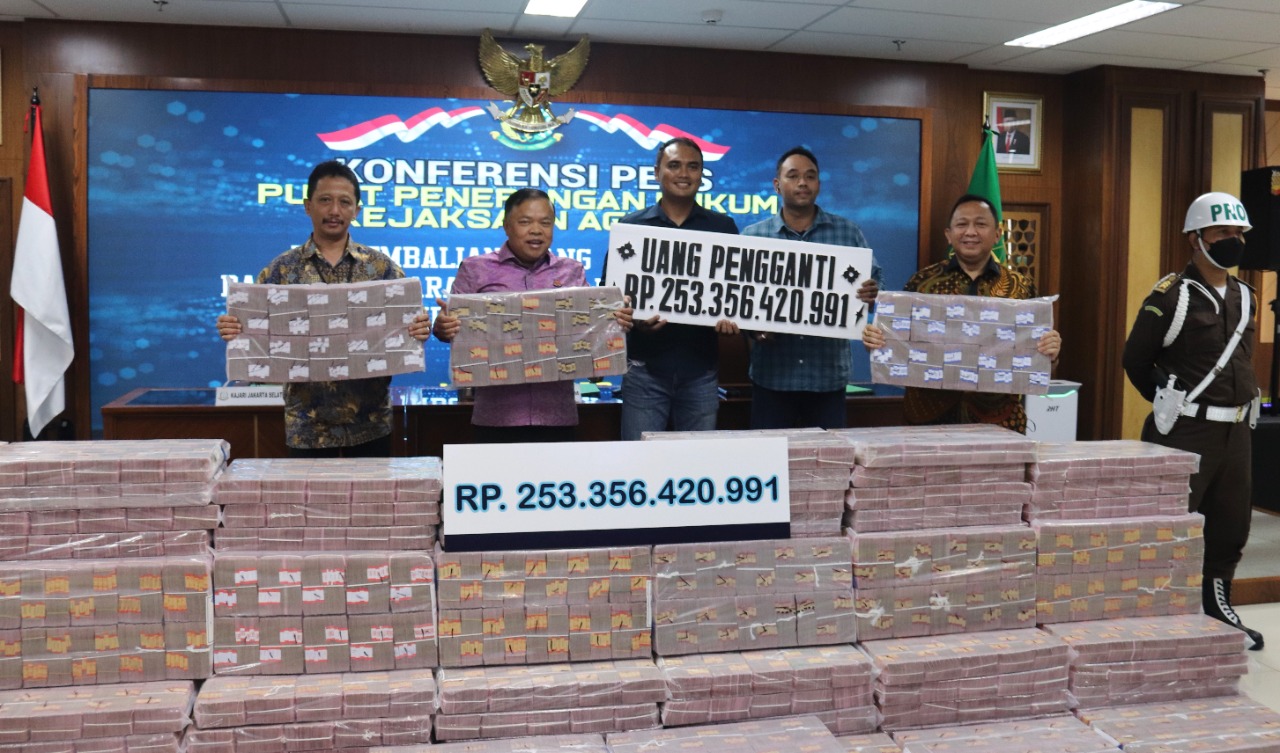 Jaksa Agung Apresiasi Penyelamatan Uang Negara Rp253.356.420.991 dari Perkara Korupsi