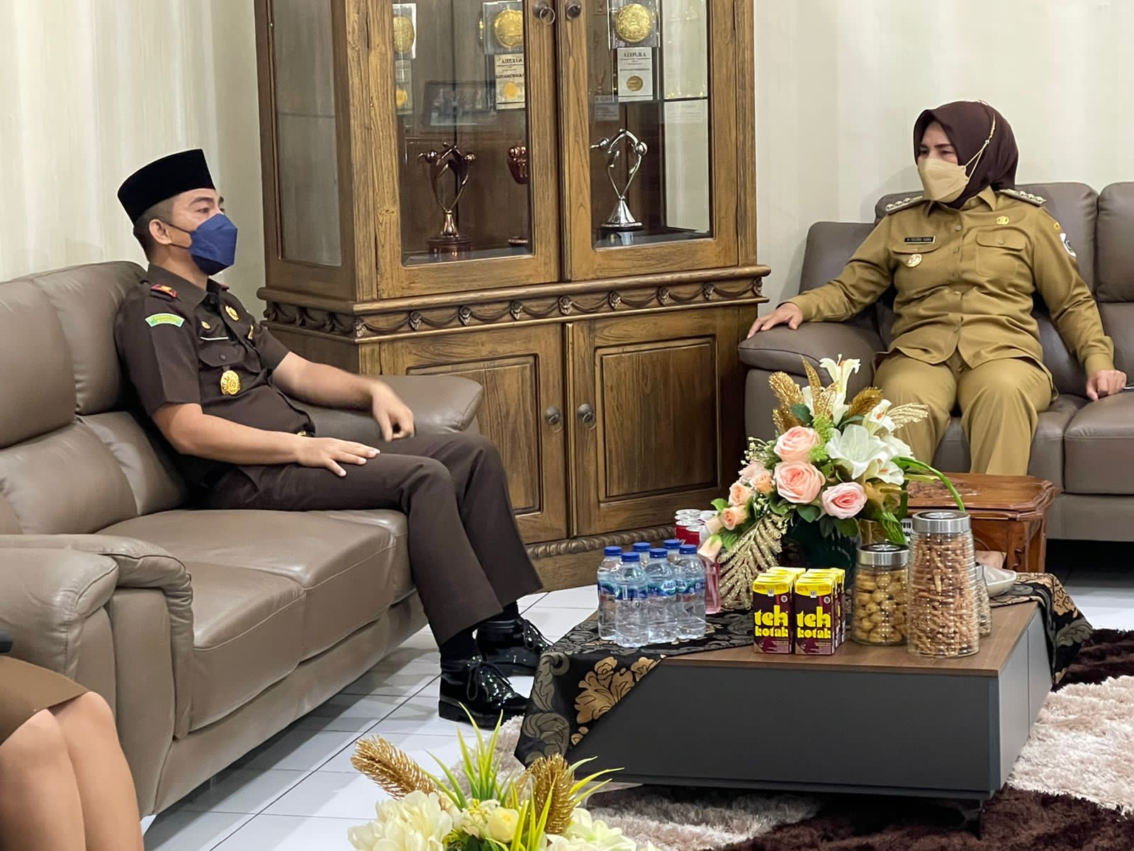 Kajari Elwin Silaturahmi ke Wali Kota Kotamobagu
