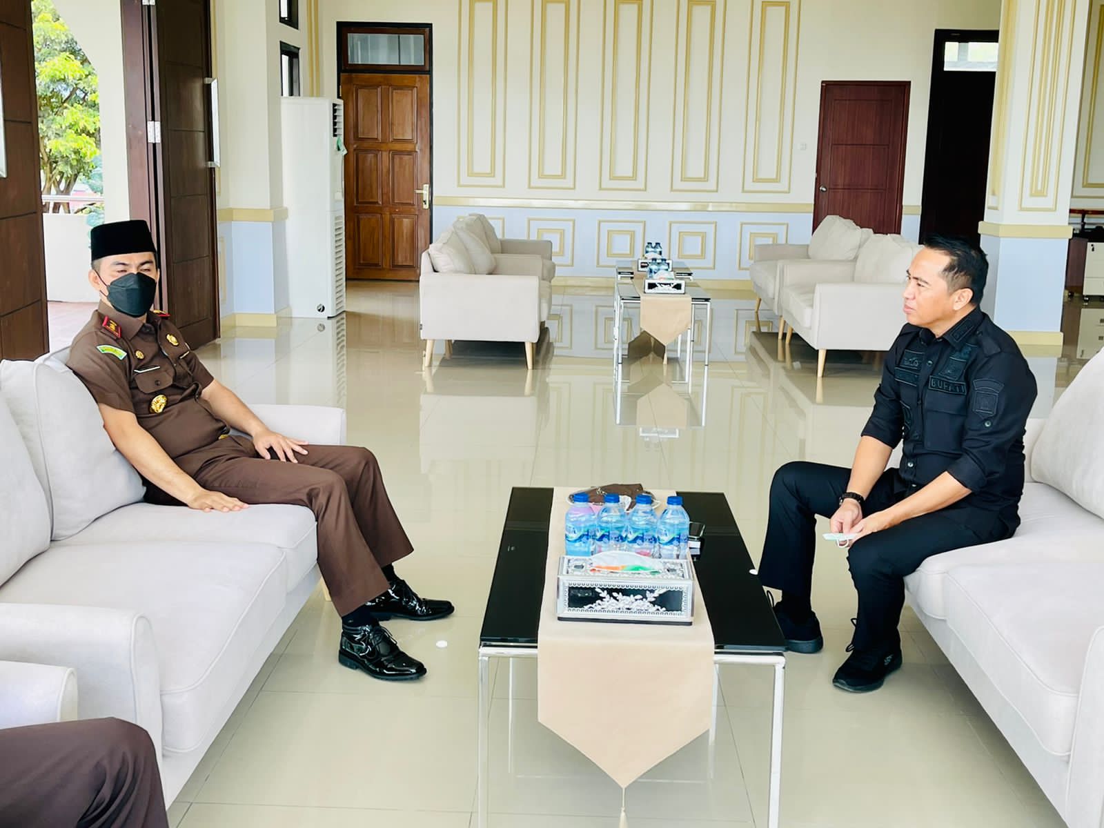 “Motampot” Kunjungan Silaturahmi Kedinasan di Wilayah Boltim, Kajari Kotamobagu Bertemu Bupati Boltim
