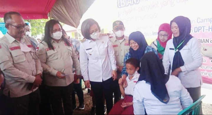 Bupati Yasti Tinjau Kegiatan BIAN di Desa Bilalalang Tiga