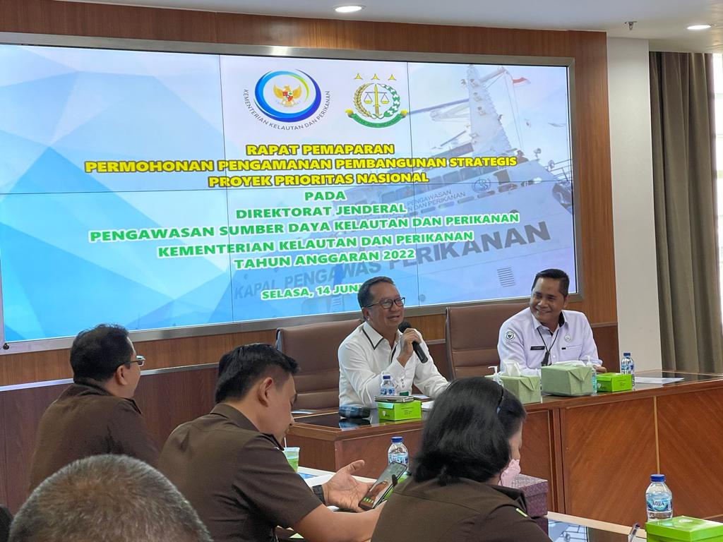 Kementerian Kelautan dan Perikanan Paparkan Permohonan Pengamanan Pembangunan Strategis ke Kejagung