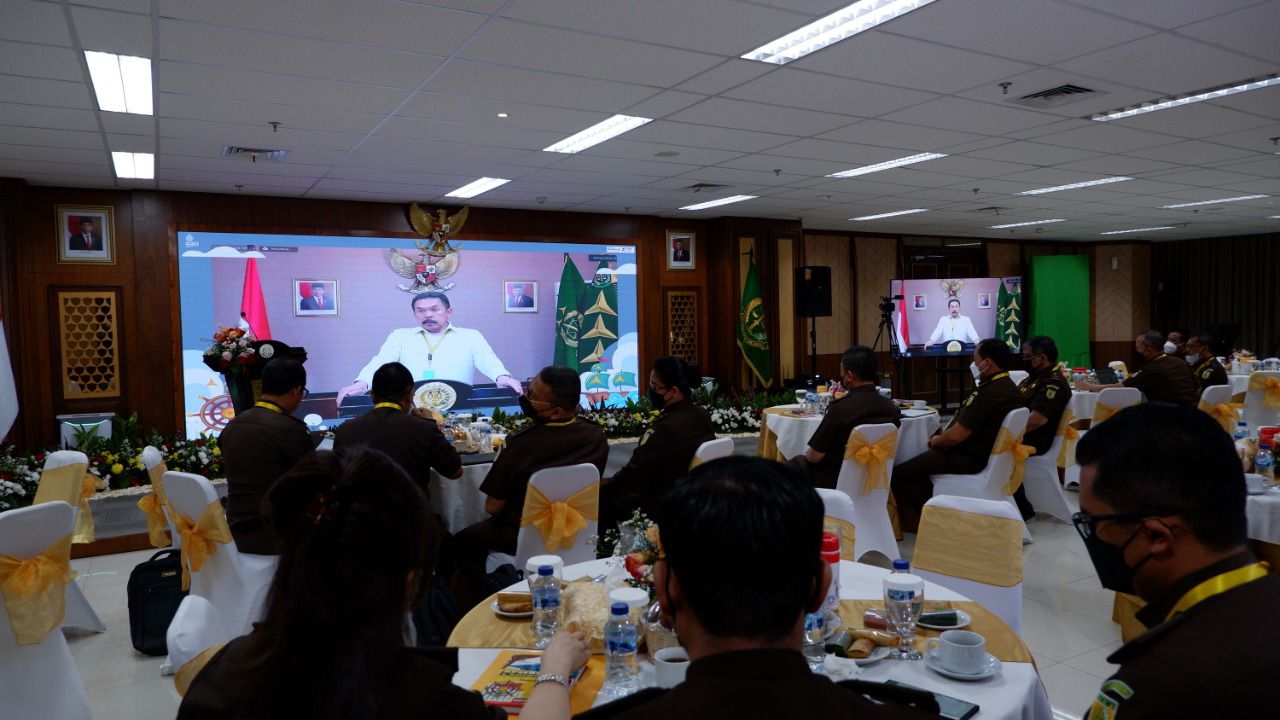 Buka Rakernis Kejaksaan RI Tahun 2022, Jaksa Agung Sampaikan Hal Ini
