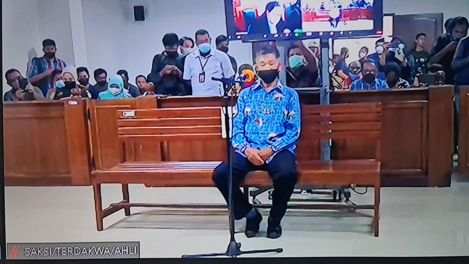 Mayor Inf (Purn) Isak Sattu Jalani Sidang Perdana Perkara HAM Berat Peristiwa Pania, Papua 