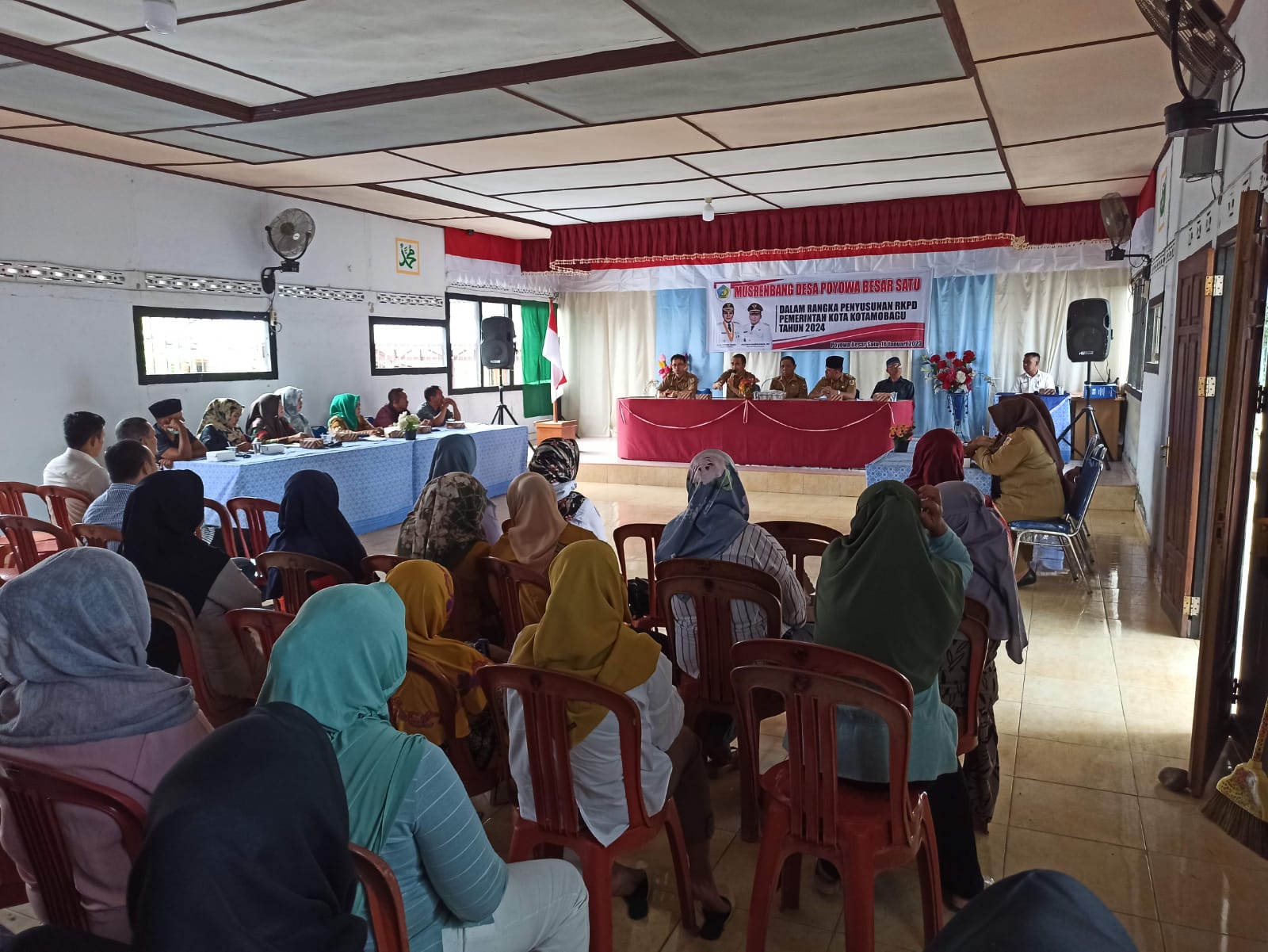 Pemdes Poyowa Besar Satu Gelar Musrenbang RKPD Pemkot Kotamobagu Tahun 2024