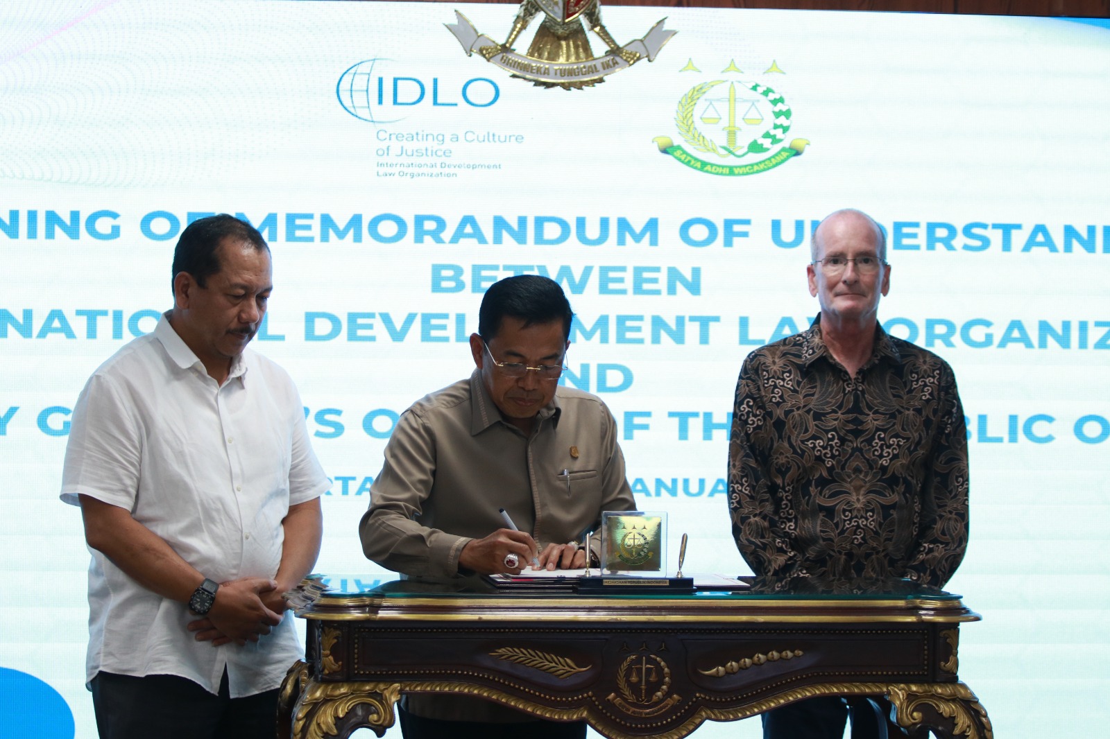 Kejaksaan RI – IDLO Teken MoU