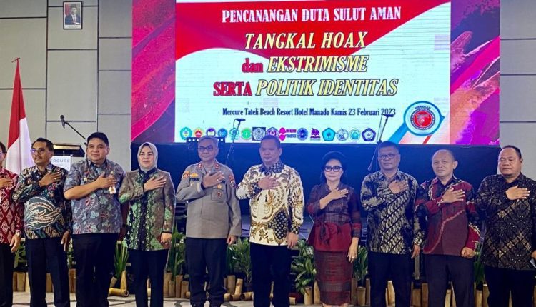 Walikota Kotamobagu Tatong Bara Hadiri Pencanangan Duta Sulut Aman