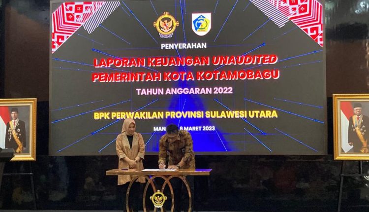 Tatong Bara Serahkan LKPD Unaudited ke BPK RI
