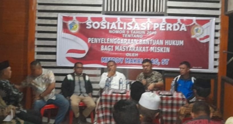 DPRD Kotamobagu Sosialisasi Peraturan Daerah tentang Penyelenggaraan Bantuan Hukum bagi Masyarakat Miskin