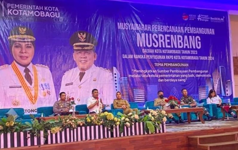 Ketua dan Anggota DPRD Kota Kotamobagu hadiri Musrenbang Penyusunan RKPD Tahun 2024