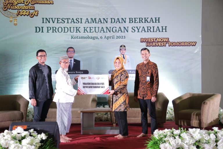 Tatong Bara Hadiri Gebyar Safari Ramadhan 1444 H yang digelar OJK Sulutgo-Malut