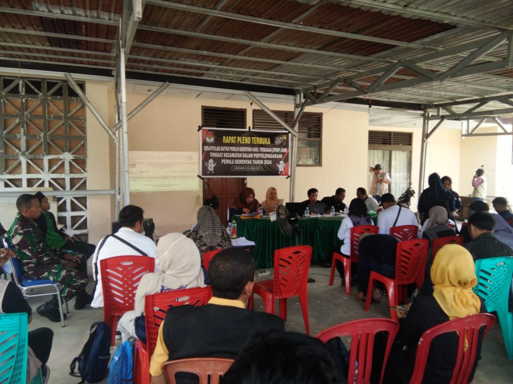 Pleno DPSHP Digelar PPK Kecamatan Sigi