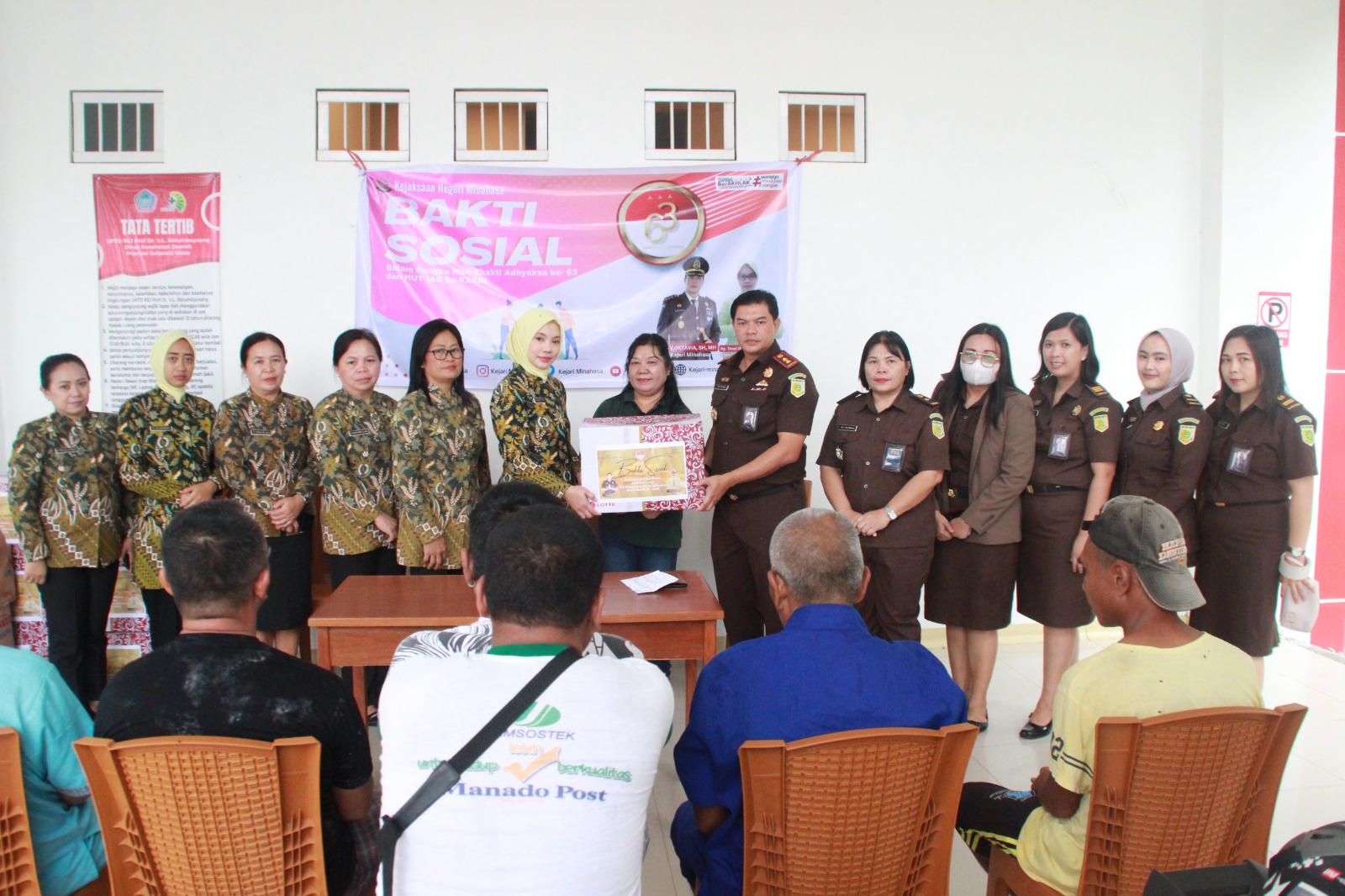 Sambut HBA ke-63 Kejari Minahasa Gelar Baksos