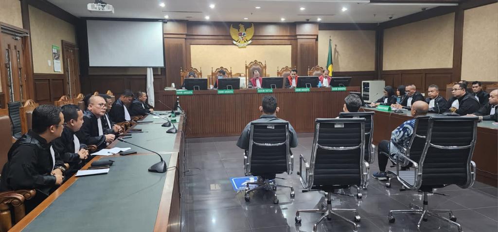 Sidang Kasus Proyek Pengadaan Satelit Orbit 123° BT Hakim Vonis 4 Terdakwa 12 Tahun Penjara
