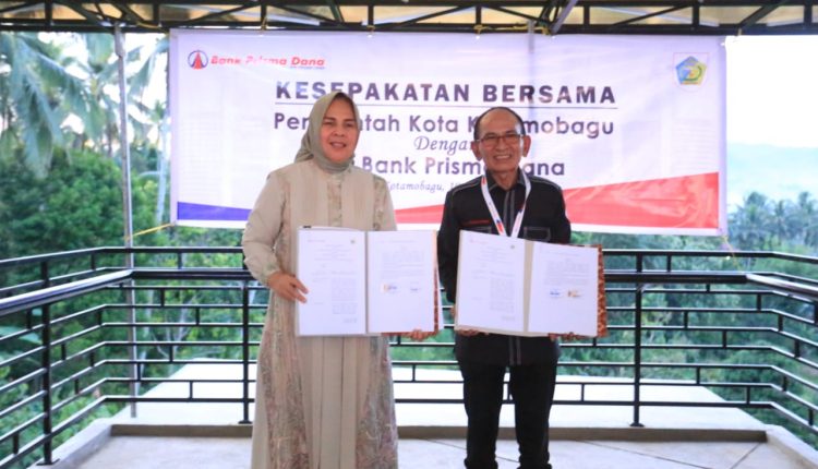 Wali Kota Kotamobagu – PT BPR Bank Prisma Dana Teken MoU
