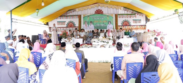 Wali Kota Kotamobagu Hadiri Lebaran Ketupat dan Halal Bihalal di Pontodon Timur