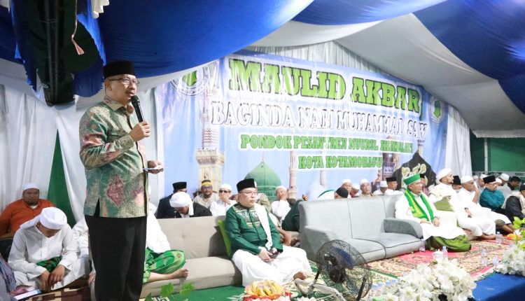 Pj Wali Kota Kotamobagu Hadiri Maulid Nabi di Ponpes Nurul Khairat