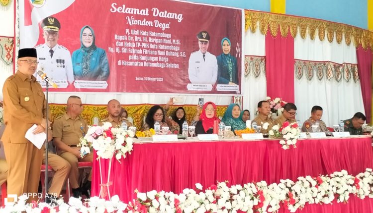 Silaturahmi dengan masyarakat Kotamobagu selatan, Pj Wali kota: Mohon Doa dan Dukungannya