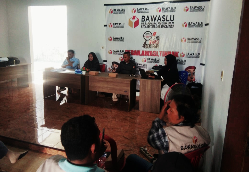 Rakor Panwascam Sigi Biromaru, Rifka: PKD Tetap Kompak dan Jaga Kesehatan