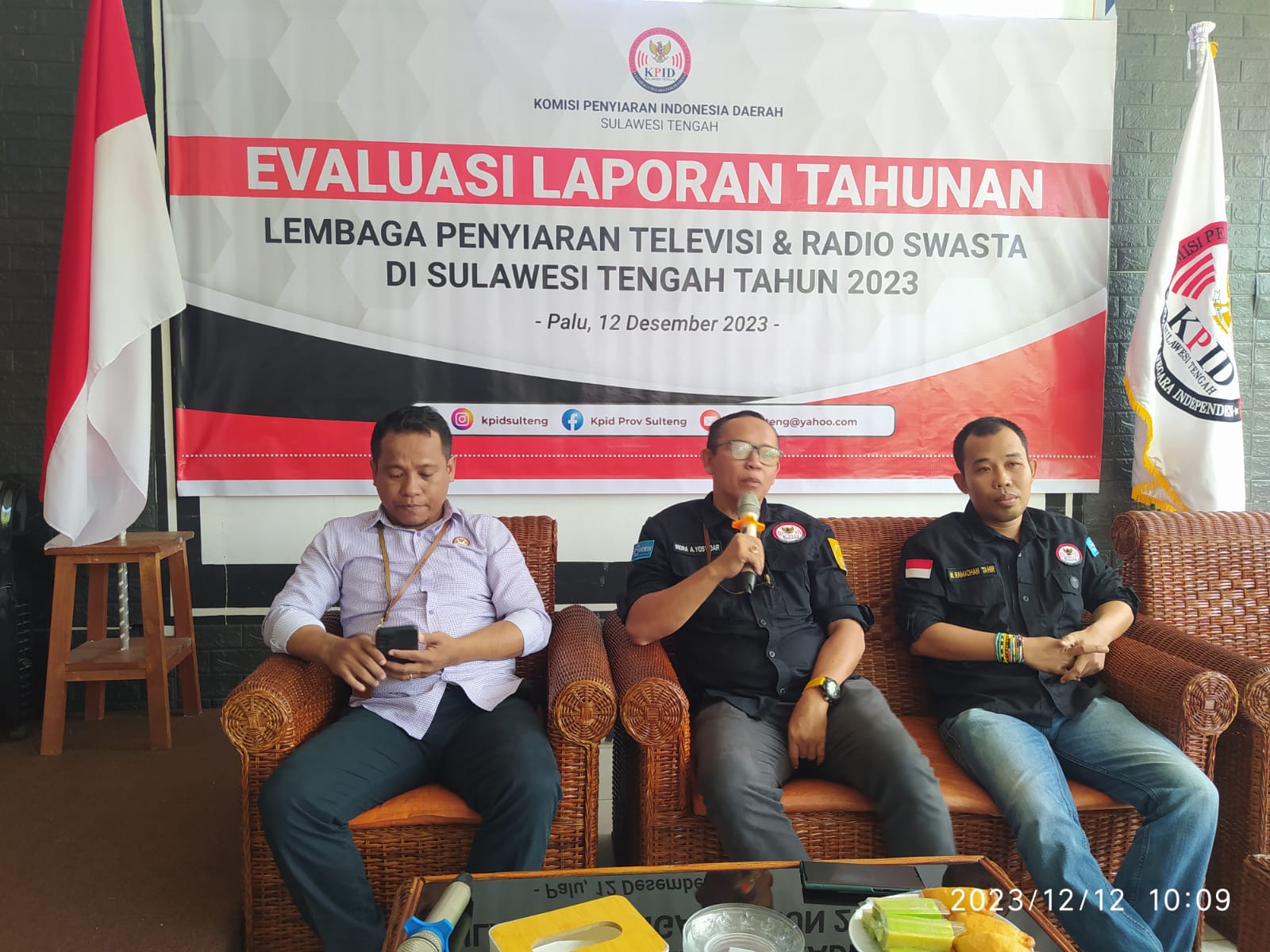 Tutup Tahun KPID Sulteng Evaluasi Laporan Tahunan Lembaga Penyiaran TV dan Radio 