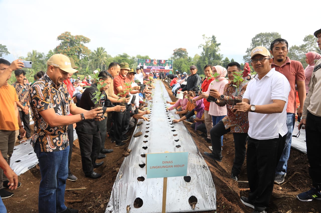 Pencanangan Gerakan Tanam 10.000 Pohon Cabe ASN Pemkot Kotamobagu 