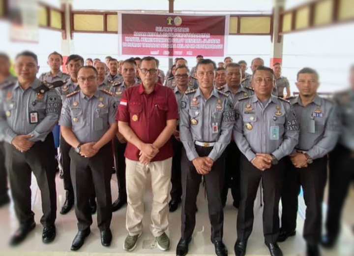 Arahan Kadivpas Kanwil Sulut Aris Munandar ke Jajaran Rutan Kotamobagu