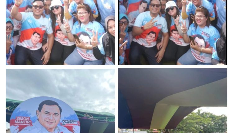 Senam Gemoy di lapangan Daagon Lolak Bolaang Mongondow Sulawesi Utara