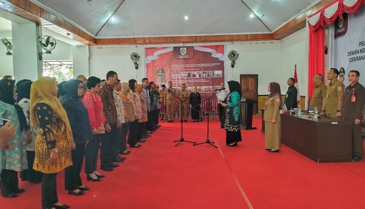Pengurus Dekranasda Kotamobagu Dilantik, PJ Wali kota Beri Ucapan selamat