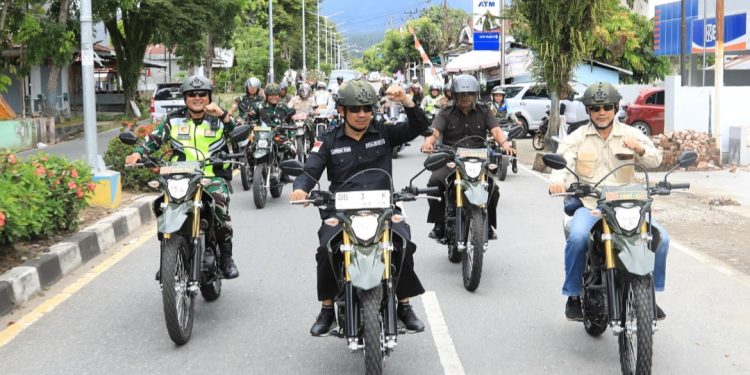Kendarai Motor, Asripan dan Forkopimda Pantau Suasana Pemungutan Suara Pemilu di Kotamobagu