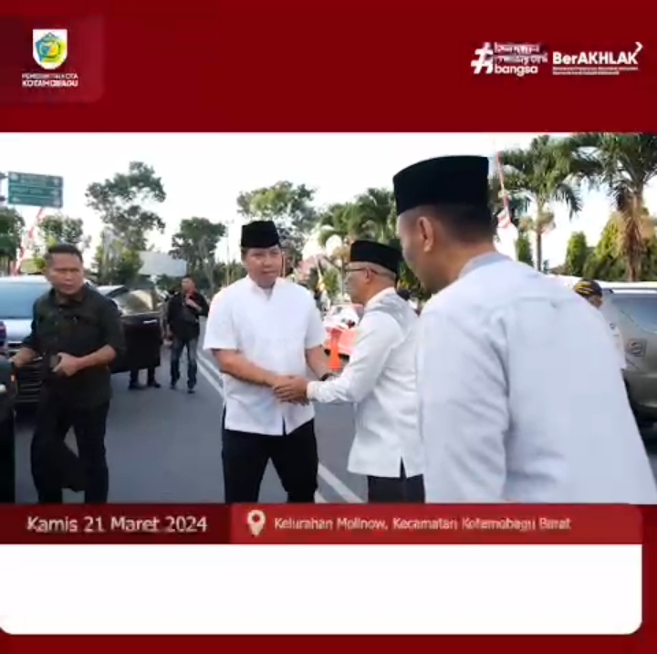 Safari Ramadhan di Kotamobagu, PJ wali kota Asripan Nani dan Forkopimda Sambut Kedatangan Wagub Kandouw
