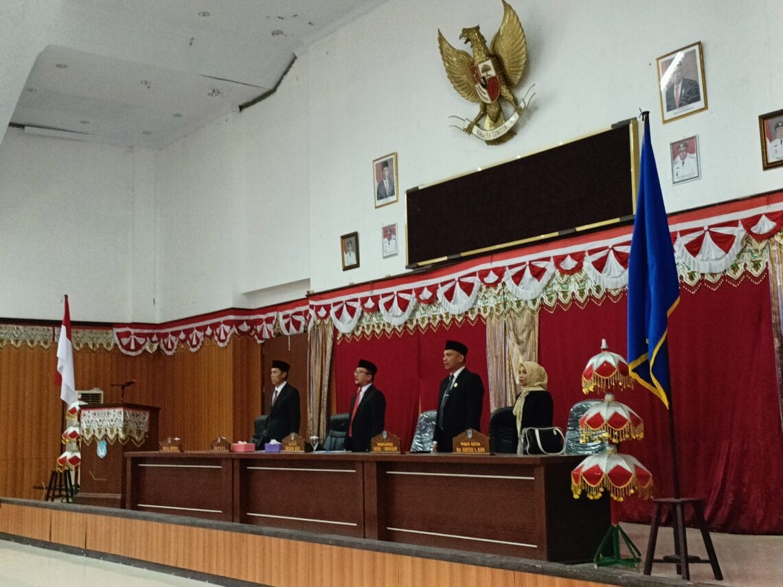Paripurna LKPJ Tahun Anggaran 2023, DPRD Bolsel Memberikan Persetujuan