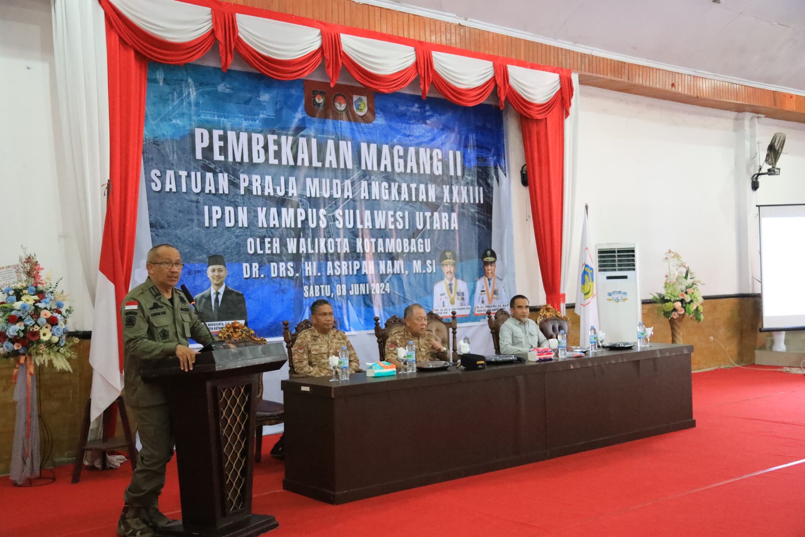 Satuan Praja Muda Angkatan XXXIII IPDN Ikuti Pembekalan