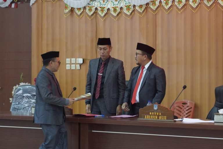 DPRD Bolsel Gelar Paripurna Tahap I Penyampaian Rancangan KUA PPAS Tahun 2025
