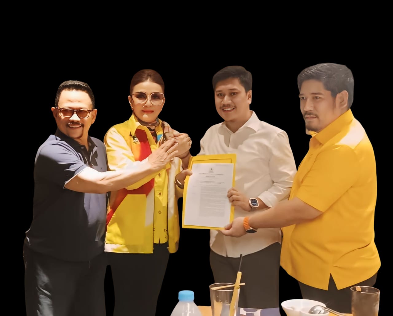 Partai Golkar Resmi Mendukung Pasangan Wenny Gaib – Rendy Mangkat 