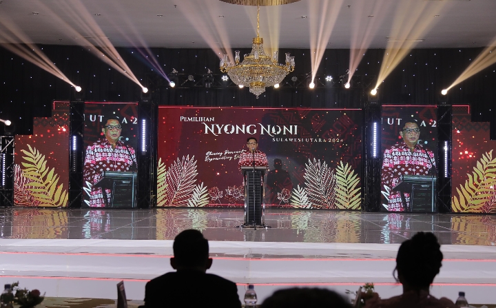 Pj. Wali kota Kotamobagu hadiri Malam Grand Final Pemilihan Nyong-Noni Sulut 2024