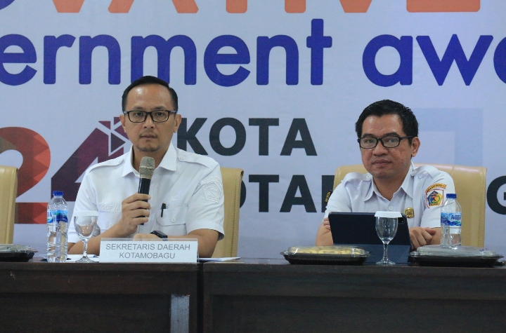 Sekda Sofyan Pimpin Rapat Evaluasi Smart City Kota Kotamobagu 2024