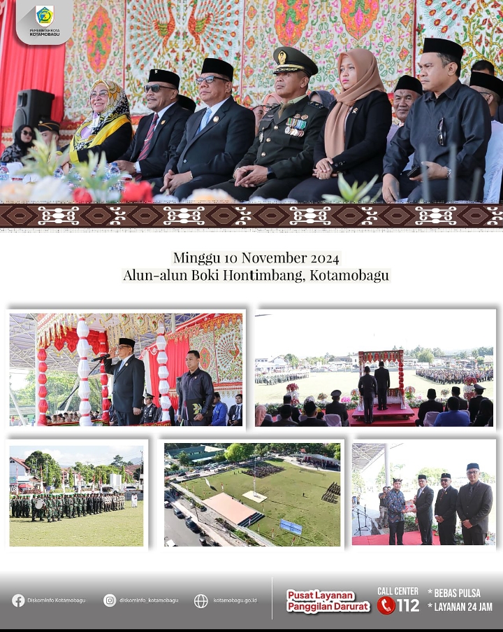 Abdullah Mokoginta Irup Peringatan Hari Pahlawan 