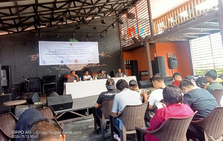 Bawaslu Kotamobagu gelar Sosialisasi Pengawasan Partisipatif Peran Media Dalam Penyelenggaraan Pemilihan Walikota kota dan Wakil Walikota kota Kotamobagu 2024