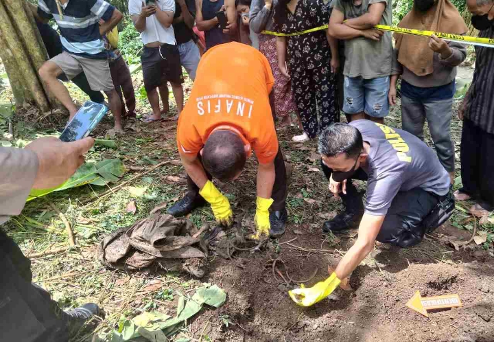 Penemuan kerangka Manusia di Desa Bilalang II Sulawesi Utara 