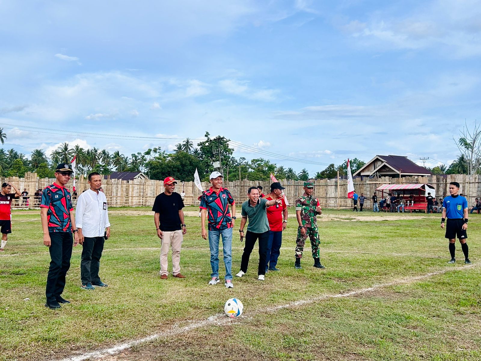 DPRD Bolsel Hadiri Pembukaan Turnamen Sangadi Cup Biniha 2024