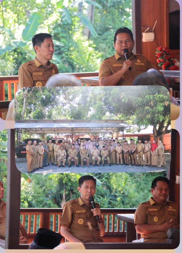 Bupati Iskandar Kamaru dan Wakil Bupati Deddy Abdul Hamid Gelar Rapat Kerja Perdana
