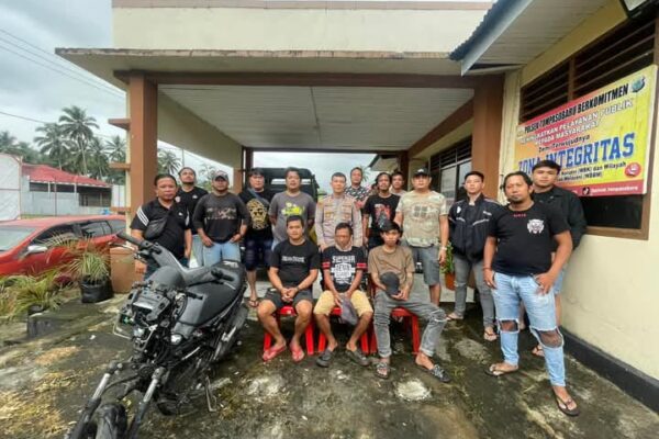 Resmob Angin Selatan Polres Bolsel Tangkap Dua Pelaku dan Amankan Tiga Motor Curian