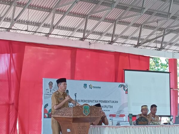 Bupati Iskandar Kamaru Dorong Percepatan Pembentukan Koprasi Desa Merah Putih