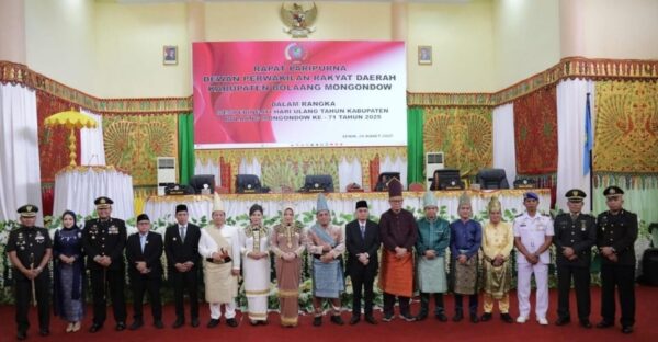 DPRD Bolmong Gelar Paripurna Istimewa HUT Kabupaten ke 71