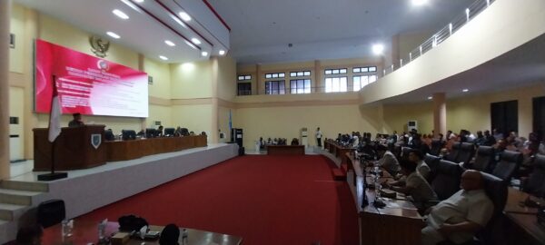 Bupati Yusra Alhabsyi hadiri Rapat Paripurna Dewan Perwakilan Rakyat Daerah Kabupaten Bolaang Mongondow