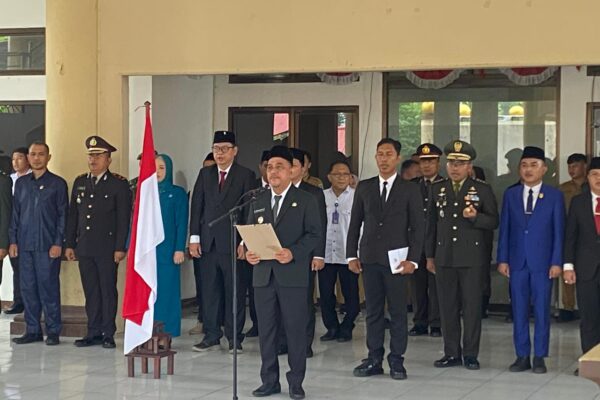 Bupati Yusra Alhabsyi Pimpin Upacara Harlah Pancasila