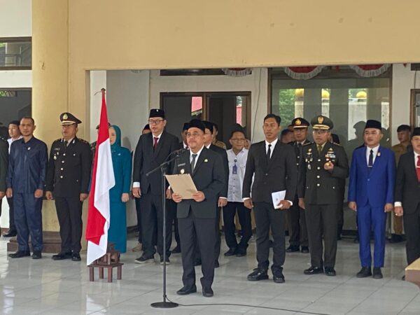 Bupati Yusra Alhabsyi Pimpin Upacara Harlah Pancasila