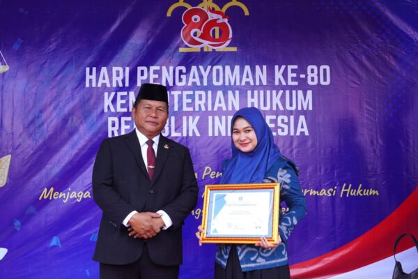 Bolsel Raih Nilai Tertinggi Reformasi Hukum Tahun 2024