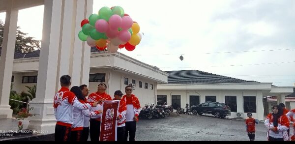 Kejari Kotamobagu Gelar POR dalam rangka Peringati HUT Kejaksaan RI ke 80