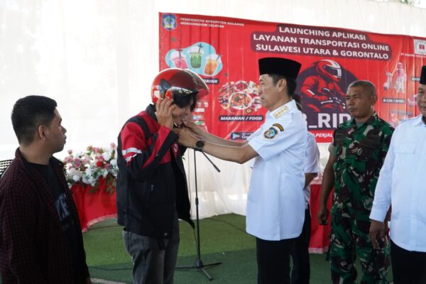 Bupati Isakandar Kamaru Resmikan Aplikasi Transportasi Online B-RIDE, Kebanggaan dan Karya Anak Bolsel