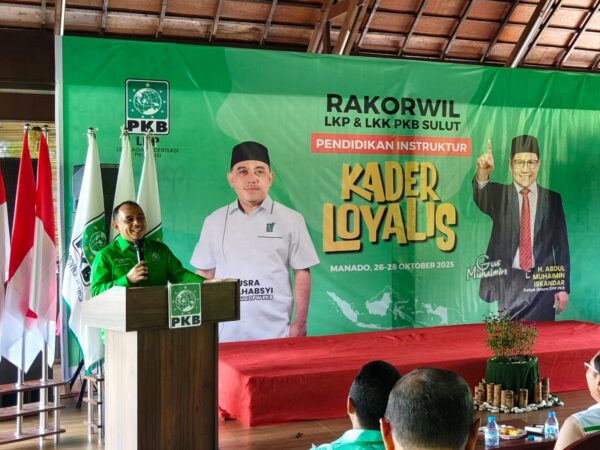 Yusra Alhabsyi Lantik Lembaga Kaderisasi dan Pendidikan DPW PKB Sulawesi Utara